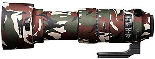 easyCover - Lens Protection Camouflage Cover - Objektivschutz - Schutz für Ihr Kameraobjektiv - Geeignet für Sigma 60-600mm F4.5-6.3 DG OS HSM | S - Grüne Camouflage