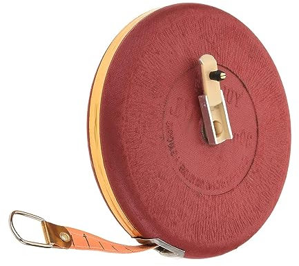 Utoolmart Mètre ruban long en fibre de verre 30 m, mètre ruban métrique et impérial, ruban à mesurer doux pour couture de corps, tissu artisanal, outil de mesure 1 pièce