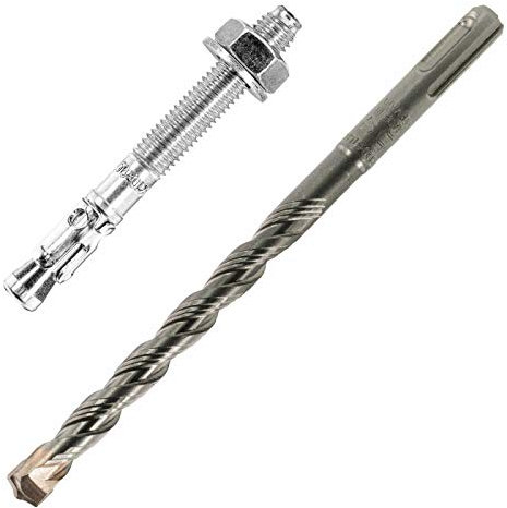 25 Keilanker M10 x 90, ETA Option 1, verzinkt, incl. SDS-Hammerbohrer 10x160/100