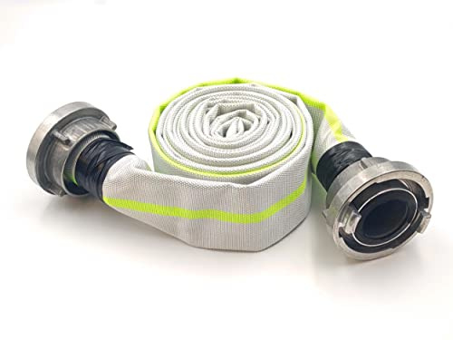 52 mm Ø - 2 tum | C-52-5 m industrislang | Brandslang | Byggslang | Flat Hose | Slang med Storz-koppling