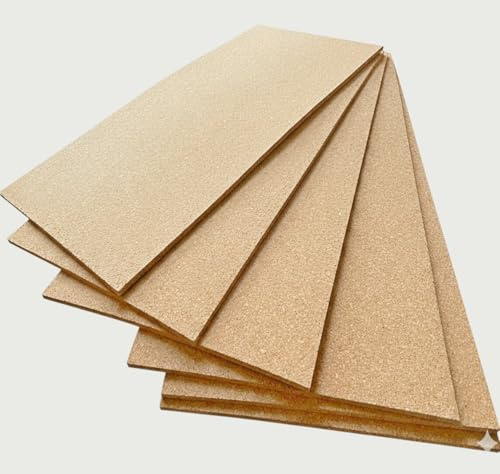 15 Pannelli Isolanti Termici per Interni di Sughero Super Compresso, Sughero Pannelli Muro Coibentati, Fogli da Parete, Fogli Cappotto Interno, DIMENSIONI 100x50cm, SPESSORE 7mm - FUTURAZETA (15 Pz)