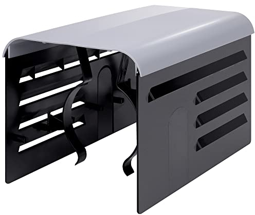 RunNico Coperture per pompa da piscina per unità esterne, copertura motore pompa regolabile in ABS – Copertura motore per piscina per protezione fuori terra