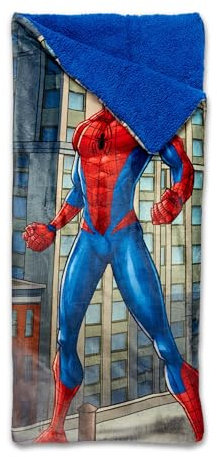 Northwest Unisex-Erwachsene Bag Spider-Man Cloud Sherpa Schlummersack, Slumber Spidey, 27 x 62
