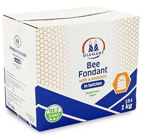 Bienenfutter - Zucker-Teig - Zucker-Paste - Landwirtschaftliches Zubehör - Natürliche Produkte - Imkerei - Honig - Bienenhaltung - Bee Fondant with Prebiotic - 15 x 1kg