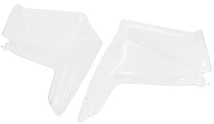 Windschutz Deflektor Für TENERE700 Für XTZ Für XT700Z Für T700 Für Tenere 700 Motorrad Seite Windschutzscheibe Windschutz Handschild Griff Bar Windabweiser Motorrad Flyscreen(Transparent)