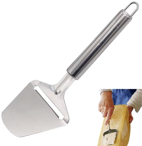 Käsemesser, Silberner käsehobel und käseschneider Bequem käsehobel testsieger Käse schneider Geeignet für Käse Rasiertes Eis