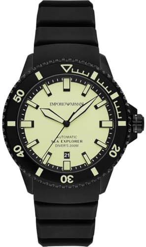 Emporio Armani Men's Analog Automatic Watch with Stainless Steel Strap AR60076