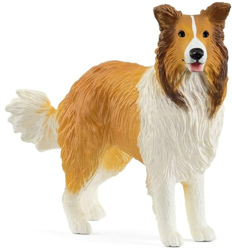 schleich Farm World | Collie 13998 | ab 3 Jahre | 8 x 3 x 6 cm | schleich Bauernhof Spielfigur | detailgetreue Tierfiguren | tolles Geschenk für Jungen und Mädchen