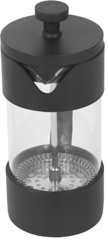Freeff Coffee Tea Maker de té de Prensa Francés Conveniente Fabricante café y té Prensa a Mano para Leche Hirviendo, Negro (600 ml)