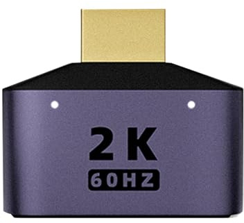 Adaptateur adaptateur 2K - adaptateur d'affichage de l'ordinateur, périphérique de sortie portable | facile à utiliser avec indicateur, idéal pour console de jeu, ordinateur portable et ordinateur