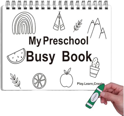 Cahier d'activités pour jeunes enfants - Livre d'activités pour jardin d'enfants - Matériel éducatif scolaire pour classe maternelle voyage