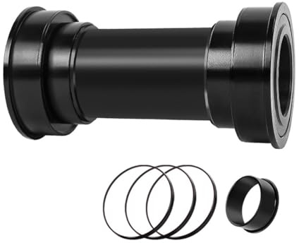 HOUSON Pressfit Bottom Bracket for BB86/BB92 (41mm) | Ceramic Bearings | 24mm Axle | Includes Adapter & Spacers | Lightweight Aluminum