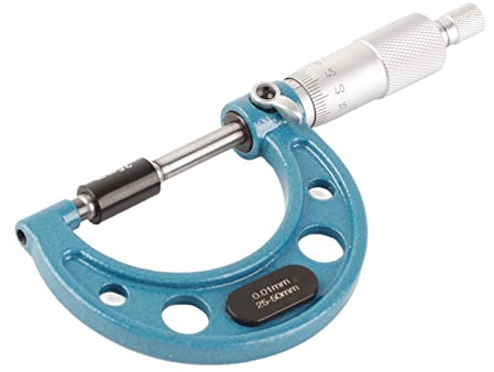 RASTKY Mätinstrument med hög precision med nyckel och kalibreringsblock, för arbetare och verkstäder (25–50 mm)