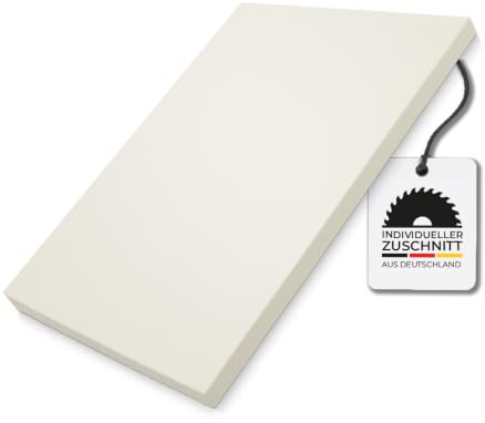 Hausfux Arbeitsplatte nach Maß – HPL-beschichtete Spanplatte – 3,8 cm stark – millimetergenauer Zuschnitt (ICY White, 160 x 50 cm)