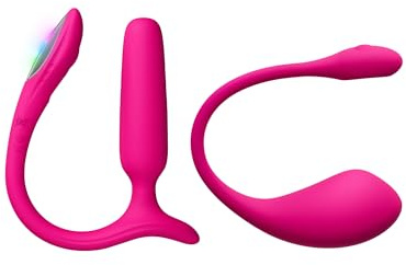 LOVENSE Lush Anal Vibrator & Analplug, Sex Spielzeug für Paare, Lovense Lush 2 G-Punkt-Vibration für Frauen