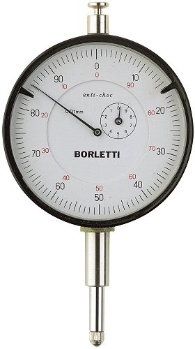 Borletti SC60ANT Comparatore Centesimale a Quadrante, Corsa 10 mm, Diametro 60 mm