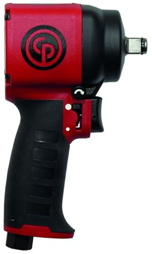 Chicago Pneumatic CP7732C - 1/2 Inch Air Impact Wrench, Pistol Handle, Max Torque Reverse Output 461 ft. lbf / 625 Nm, 9410 RPM, Single Hammer, Industrial Tool, Automotive