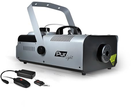 Machine à fumée 1200W + Etrier de fixation + 2 télécommande - PUR LIGHT NEWARK1200