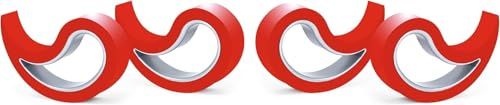 Stoppy, stoppi, dörrstoppare, fönsterstoppare, stoppare, set med 4 tillgängliga i 14 färger (röd)