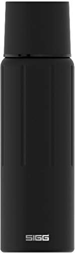 SIGG Gemstone IBT Obsidian Thermo Trinkflasche (1.1 L), schadstofffreie und isolierte Trinkflasche, auslaufsichere Thermo-Flasche aus Edelstahl