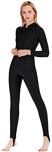 YEESAM Modest Swimwear - Girls & Ladies Modesty Jumpsuit One Piece Swimsuit Full Length Swimming Costume