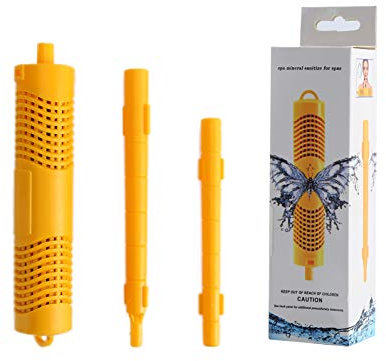 floatofly 2 Stück Poolfilter Mineral-Kartusche Desinfektionsmittel Sticks Teile für Whirlpool Spa Whirlpool Reinigung hält 4 Monate Filterkartusche zum Schwimmen