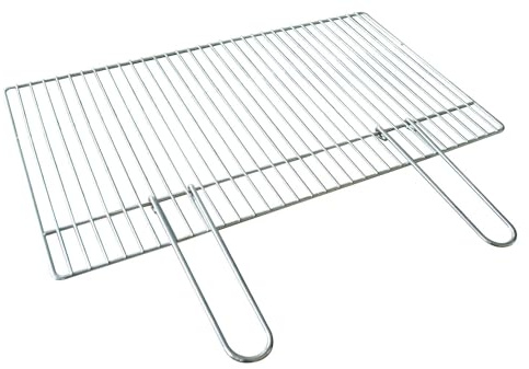 Briconess.com Grille grillagée en acier 67 x 40 cm pour barbecue