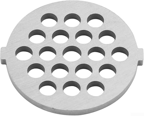 Zoegneer Accessori per tritacarne, lama per tritacarne, piastra in acciaio per tritacarne per uso domestico (7 mm)