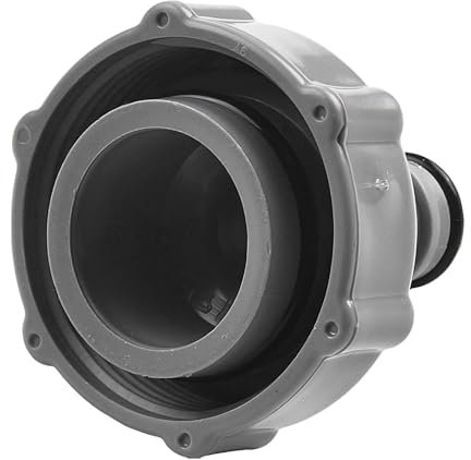 Válvula de Drenaje de Piscina - Adaptador de Conector y Accesorios de Manguera - Repuesto de Construcción Robusta para Conexión de Drenaje