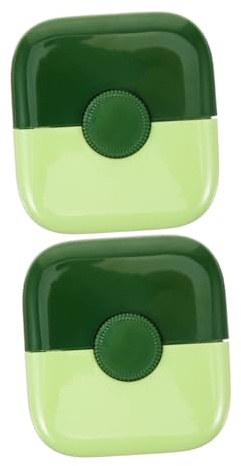 Pettine Rifinitore Doppio 2 Pezzi in Plastica Verde | Donne e Ragazze, Taglio Frangia e Punte Doppie, Uso Domestico e Professionale