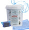 BADfabrik24 Wasserkasten Würfel - 10 Stück + Mikrofasertuch 40x40 cm, biologisch abbaubare Tenside, blaue WC Würfel,WC,Spülkasten Würfel, WC Frische Würfel, umweltfreundliche WC Reinigung (1 Stück)