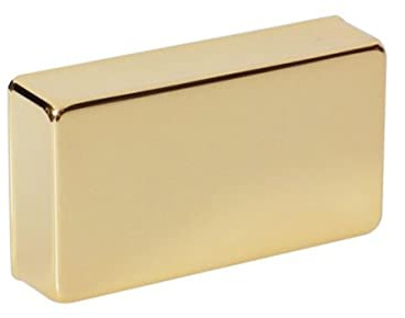 Humbucker Abdeckung für E-gitarre, Goldfarben, Kupferversiegelt | Tonabnehmer Am E-gitarren Pickup, Harte Legierung mit Beschichtung, 1 Stück