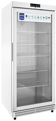 METRO Professional Congélateur à Porte Vitrée GFR6600G, 380 L, blanc