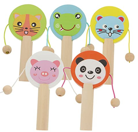 Gogogmee 5stücke Teiliges Holzspielzeug Orff Musikinstrument Für Junge Mädchen Jahre Pädagogisches Rasselset Aus Langlebigem Holz Sichere Glatte Oberfläche Für Jungen Und Mädchen