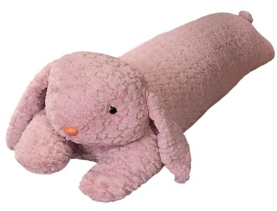 Generisch 90CM Seitenschläferkissen Langer Bär & Hase Kuscheltier, Weiches Samt-Kuschelkissen für Kinder und Erwachsene, Schlafkissen für Seitenschläfer (A)