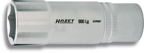 HAZET Steckschlüsseleinsatz 900LG-22, 1/2 Zoll (12,5 mm) Vierkant, SW 22 mm | 1/2 Zoll (12,5 mm) Vierkant hohl, Antrieb 1/2 Zoll (12,5 mm) Vierkant hohl, Abtrieb Außen-Tractionsprofil Sechskant, SW 22 mm
