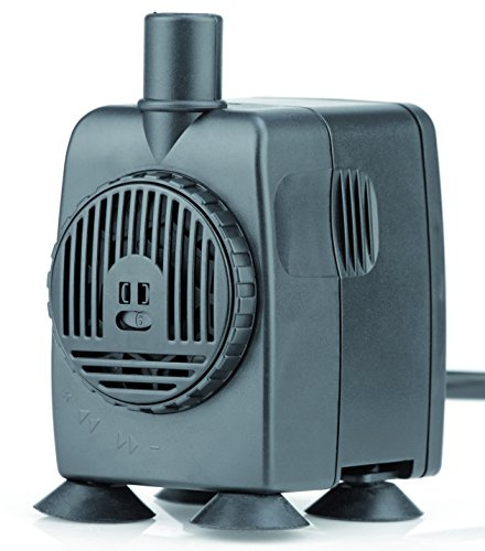 Pontec 57508 PondoCompact 1200 - Outdoor-Statuenbrunnenpumpe / kompakte Brunnenpumpe für Fontänen und Wasserspiel, Schwarz