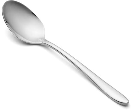 Arcos Cuchara para Café en Acero Inoxidable 18/10, Monoblock de 140 mm, Ideal para Uso Diario, Serie Berlin, Color Plata