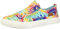 Blowfish Malibu Women's Play Canvas Sneaker, Rainbow Tie Dye, 6.5 UK