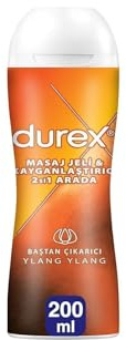 DUREX Play 2 in 1 Massagegel mit Ylang Ylang Gleitgel - 200 ml | für Körpermassage und Intimgebrauch Massagegel