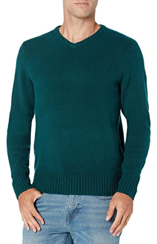 Amazon Essentials Hombre Jersey de Manga Larga con Cuello Redondo y Tacto Suave