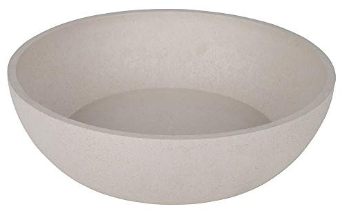 District 70 – 5353 – Ciotola per cani Bamboo – Merengue – Grande: 21 x 21 x 6,3 cm (1.600 ml)
