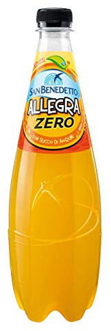 6X San Benedetto Allegra Aranciata Zero PET Senza Zucchero 0,75 L Limonata Arancia Senza Zucchero