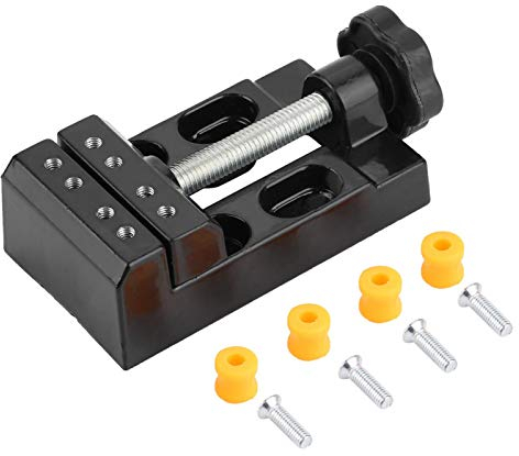 Mini Schraubstock, Mini Lightweight Metall Craft Schmuckklammer Schraubstock Reparaturwerkzeug Öffnung Paralleltisch Schraubstock DIY Skulptur Handwerk Schnitzwerkzeug