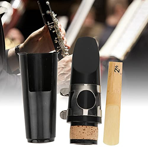 Kit de Boquilla para Clarinete Bb con Caña y Ligadura, Boquilla de Plástico ABS Fácil de Tocar, Accesorio para Instrumento de Viento Madera, Ideal para Principiantes y Estudiantes