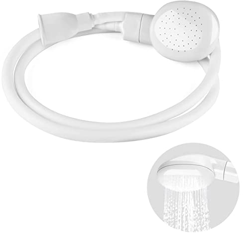 VASANA 1 pieza de ducha de grifo blanco Anexo 1.1M Cabeza de ducha portátil para perros