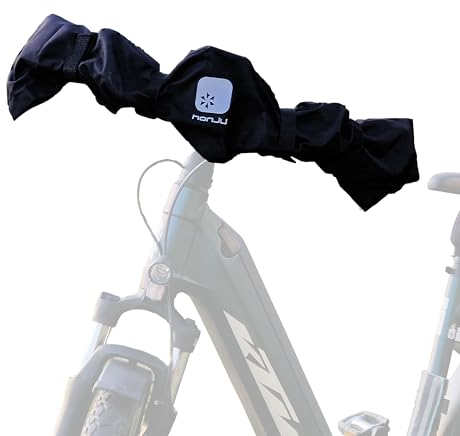 honju Bike universelle Lenker-Schutzhülle, Transportschutz für Fahrräder und E-Bikes (Wasserdicht, Einfache Installation, Perfekt für den Transport auf Heck- oder Dachträger)