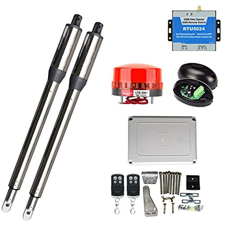 Apricancello automatico per cancelli a battente Apritazione automatica del cancello automatico 300kg con WIFI Controllo remoto con tastiera wireless Elettrico Swing Operator ACCESS CONTROL Ampio utili