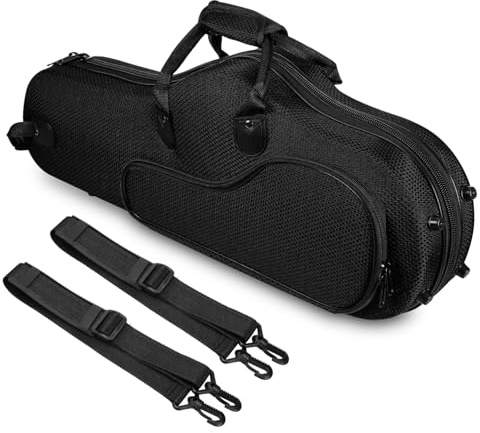 COSMEVIVI Tragbare Saxophontasche Für Altsaxophon Aus Dickem Oxford Material Stoßfest Mit Rucksack Und Schultergurtoptionen Für Musiker Und Schüler