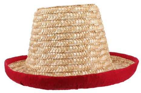 HONITANO Akrobatischer Hut Hüte Für Herren Strohhut Chopperhut Monkey D Herren Strohhüte Für Den Sommer Bootshut Für Strand Stroh Skimmerhut Sonnenhüte Für Damen